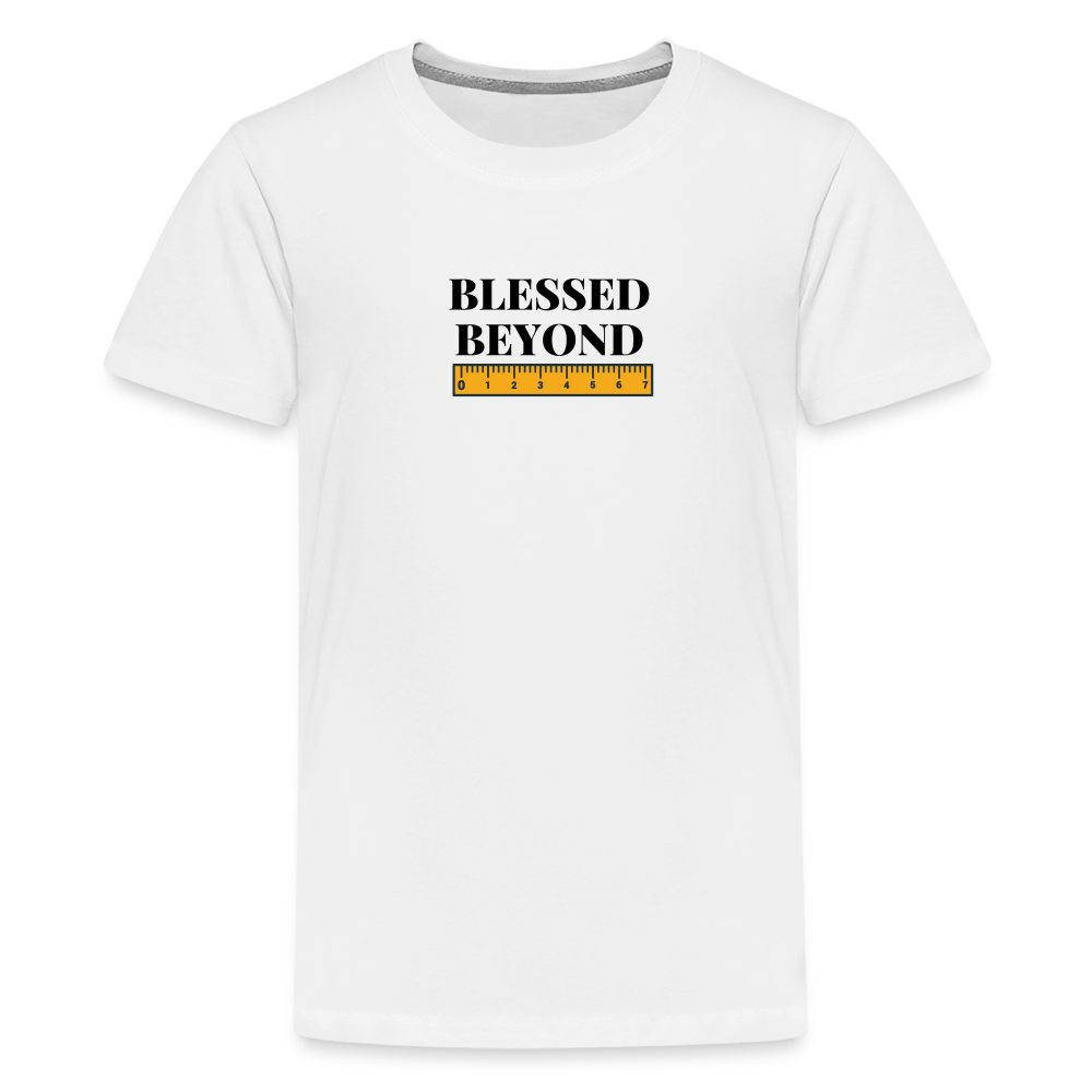 Blessed Beyond Measure Kids T-Shirt - white
