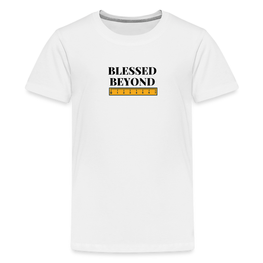 Blessed Beyond Measure Kids T-Shirt - white