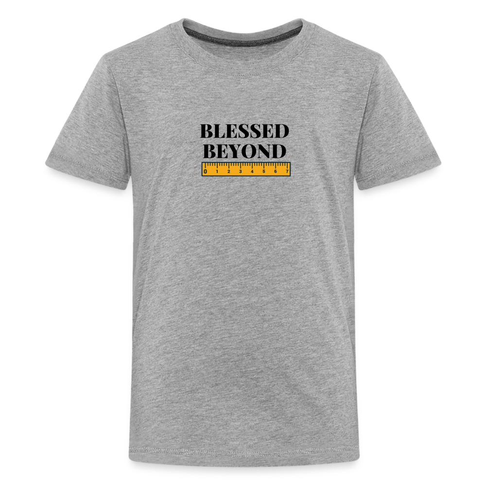 Blessed Beyond Measure Kids T-Shirt - heather gray