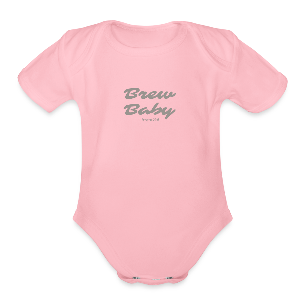 Brew Baby Bodysuit - light pink
