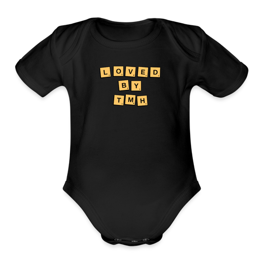 Loved By TMH Baby bodysuit - black