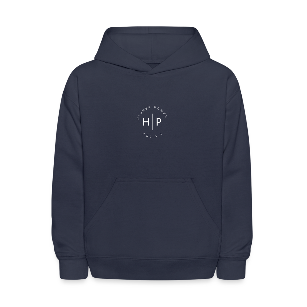 Youth Logo Hoodie - navy