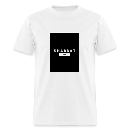 Shabbat Tee - white